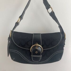 Vintage Black Shoulder Bag